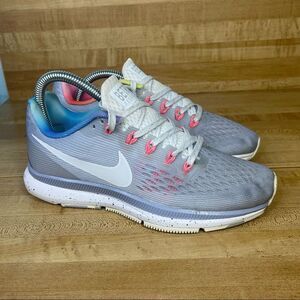 Nike Air Zoom Pegasus 34 Running Shoe 'Be True' size Womens 5.5  (899475-001)